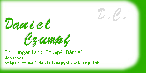 daniel czumpf business card