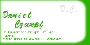 daniel czumpf business card